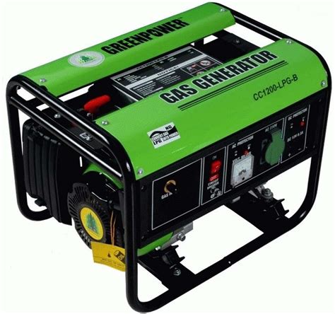 Harga Greenpower CC1200B-LPG Genset 900 Watt Recoil Starter