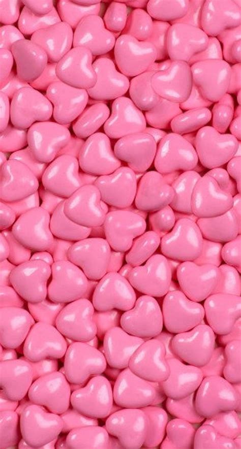 Shimmer Pink Hearts Candy Cake Cupcake Cookie Etsy Fondo De Pantalla Rosado Para Iphone
