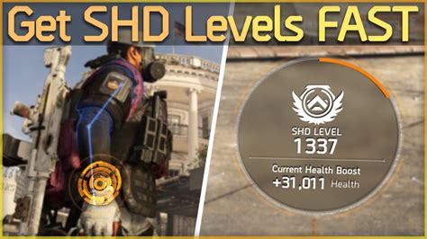 the division 2 tu8 how to get shd levels fast youtube