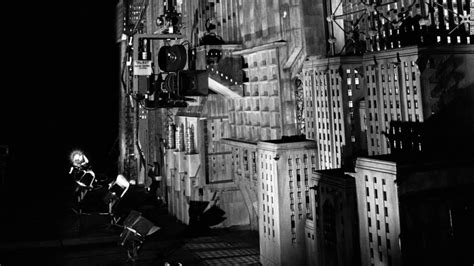 Part Of The Gotham City Exterior Set Behind The Scenes On Tim Burtons
