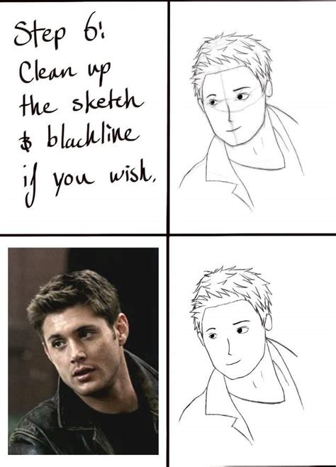 How To Draw Dean Winchester Manga Style Supernatural Amino