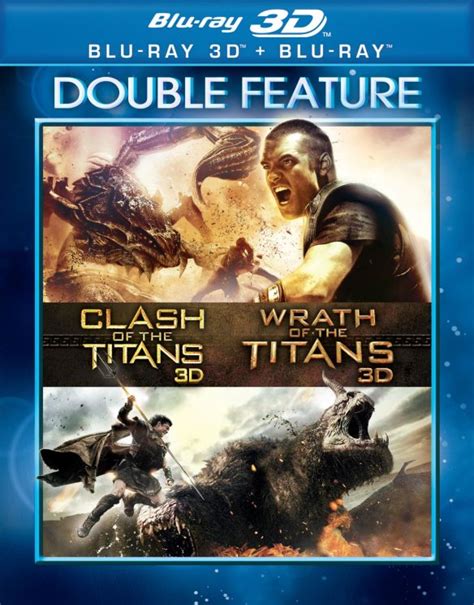 Best Buy Clash Of The Titanswrath Of The Titans 3d Blu Ray Blu