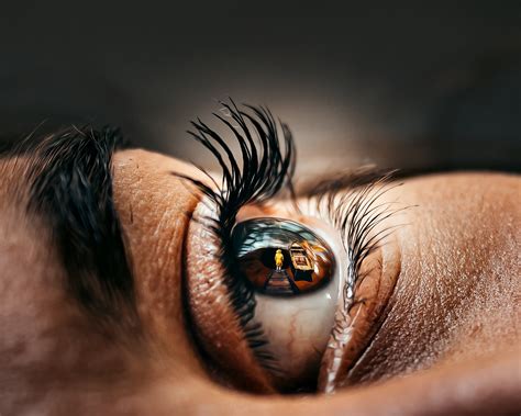 Macro Photography Of Eye · Free Stock Photo