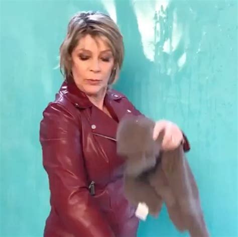 Ruth Langsford Horrified As Cameraman Throws Water And Soaks Her During Photoshoot