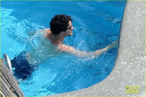 Darren Criss And Girlfriend Mia Swier Hit The Pool In Positano Photo