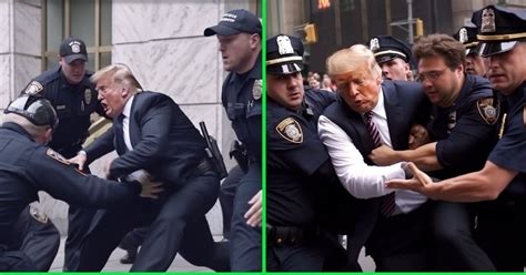AI Generated Images Of Donald Trump Being Arrested Are Eerily Realistic