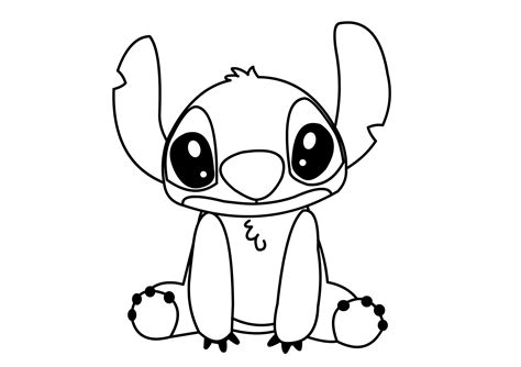Lilo And Stitch Coloring Page Stitch Coloring Lilo Pages Printable