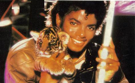 Mike With Tiger Michael Jackson Photo Fanpop