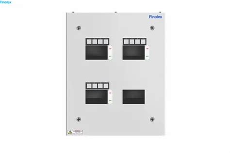 Finolex 6 Way Tpn Double Door Horizontal Distribution Board Ip40 At Rs