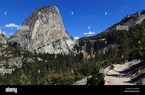In View Are Liberty Cap And Nevada Falls Photographed From The John