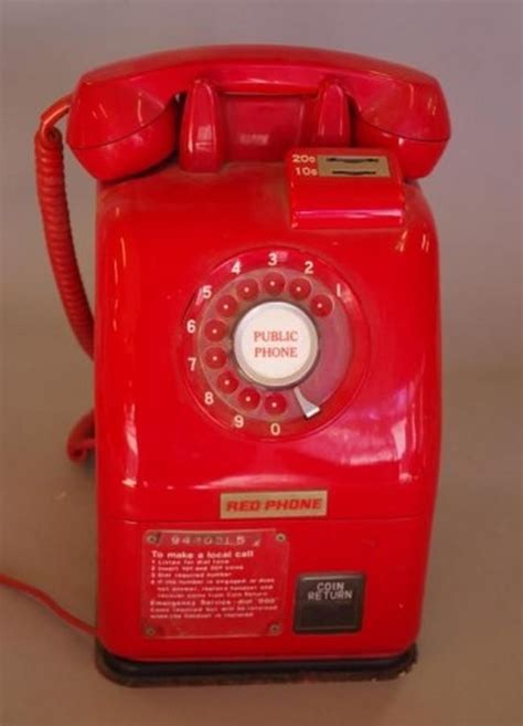 Classic Red Phone Booth Telephones Sundries