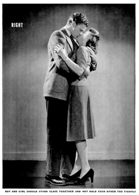1940s Kissing Style Photo Guide On How To Kiss Correctly Ca 1942 ~ Vintage Everyday