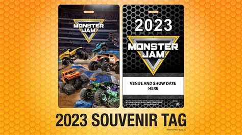 Monster Jam Official Souvenir Tag Tickets Event Dates Schedule Ticketmaster Com