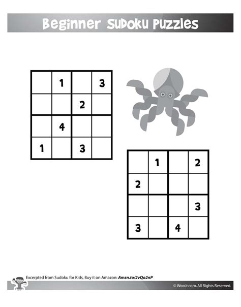 4x4 Sudoku Printable Sudoku Printable