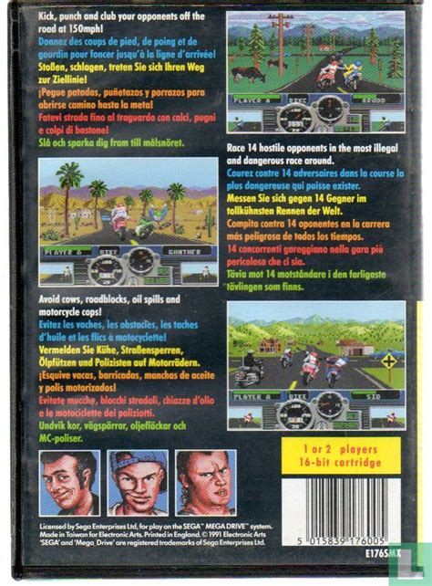Road Rash 1991 Sega Mega Drive Sega Genesis Lastdodo