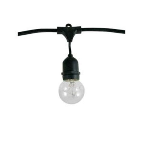 Find outdoor string lights at lowe's today. Bulbrite 15-Light Outdoor Black String Light Set-10002 ...