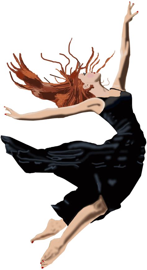 Woman Dancing Silhouette Clipart Free Stock Photo Public Domain