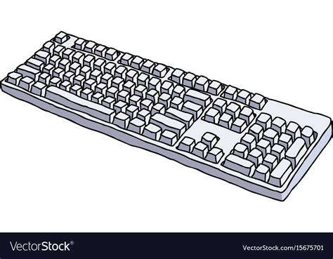 Cartoon Image Of Keyboard Icon Royalty Free Vector Image