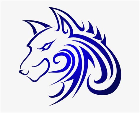Lue Wolf Clip Art Blue Wolf Logo Png Png Image Transparent Png Free