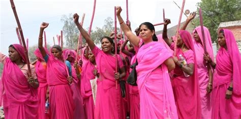 Gulabi Gang Women Of India Women Pink Warrior