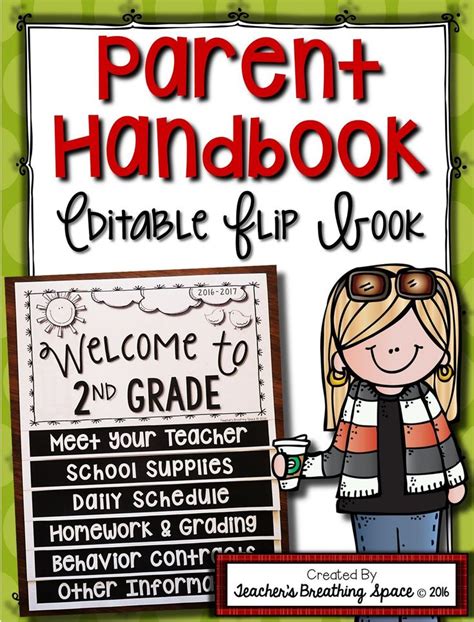 Parent Handbook Editable Parent Handbook Flipbook For Back To