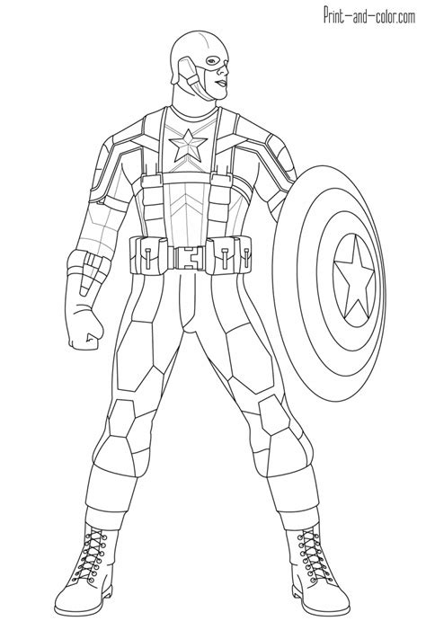 How to marvel drawing ♡ avengers coloring page super hero. Avengers coloring pages | Print and Color.com