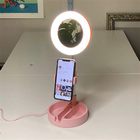 Small Portable Foldable Ring Light All In One By Kawaii Lighting G3