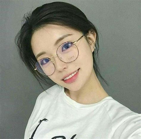 Korean Girl Icons Tumblrulzzang 안느 Ulzzang Glasses Korean Girl