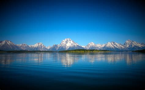 mountain, Lake, Landscape, Wyoming, Reflection Wallpapers HD / Desktop ...