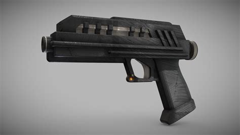 Dc 17 Hand Blaster Movie Realistic 3d Model By Jetstorm 3d