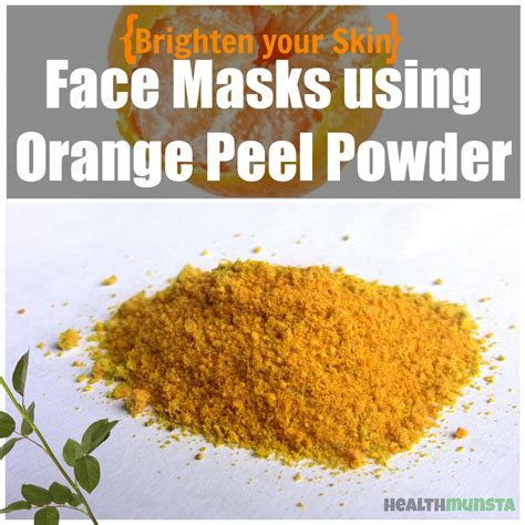Homemade Orange Peel Face Mask Recipes For Bright Skin