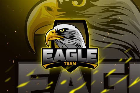 Eagle Team Mascot And Esport Logo 321299 Logos Design Bundles