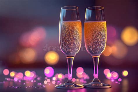 Champagne Glasses Toast Hearts Stock Illustrations 155 Champagne Glasses Toast Hearts Stock