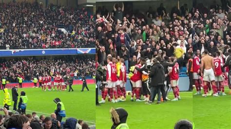 Arsenal Fans Chants Arsenal 1 0 Chelsea Youtube