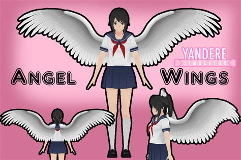 Yandere Simulator Q Angel Wings By Qvajangel On Deviantart