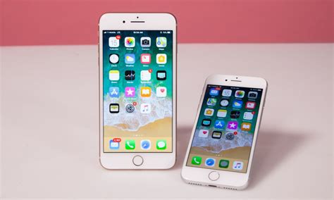 Apple iphone 8 plus smartphone. iPhone 8 vs. iPhone 8 Plus: Get the Plus (Unless You're ...