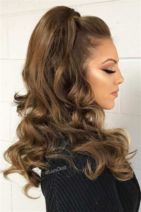 try 42 half up half down prom hairstyles