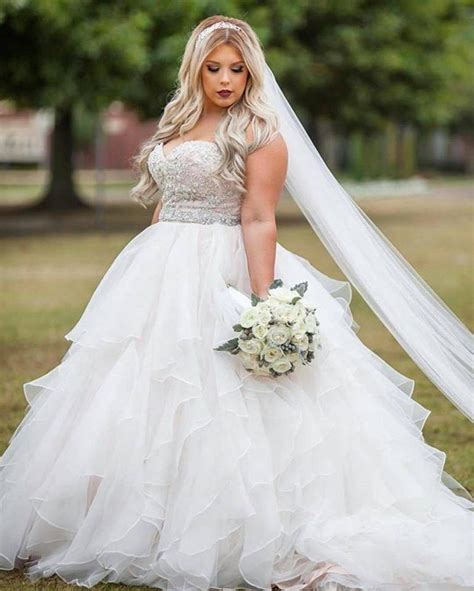 Strapless Empire Waist Plus Size Wedding Gowns From Darius Cordell