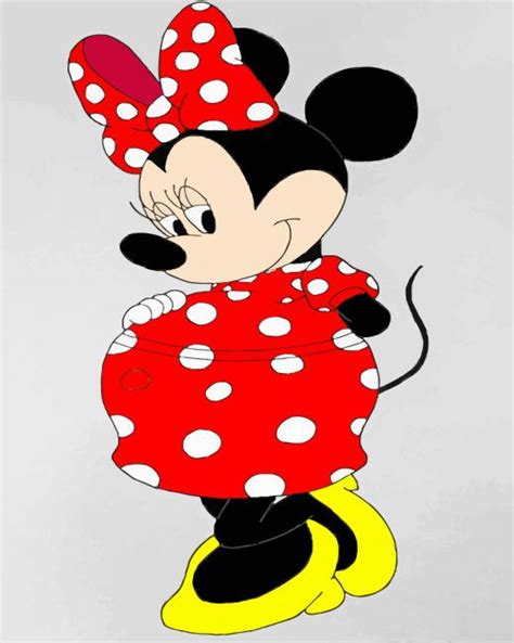 Minnie Mouse Pregnant Paint By Number