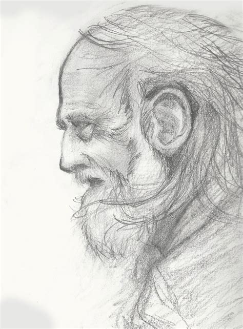 How To Draw An Old Man Face