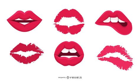 Vector Lips Kiss Vector Download