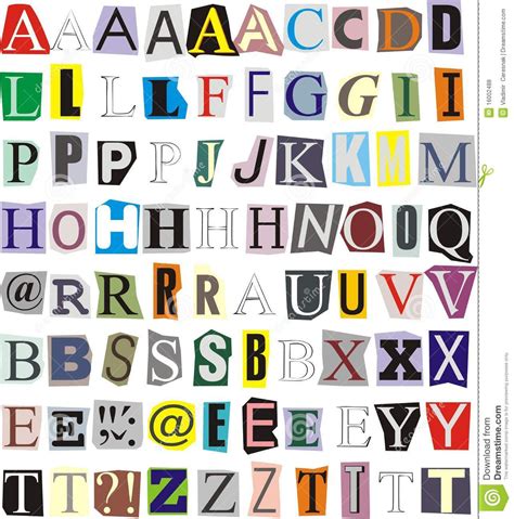 Printable Letters Cut Out - 6 Best Images of Printable Cut Out Letters