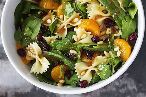 Lightly toss the dressing with the spinach pasta mixture until it is evenly coated. Mandarin Pasta Spinach Salad with Teriyaki Dressing Save ...