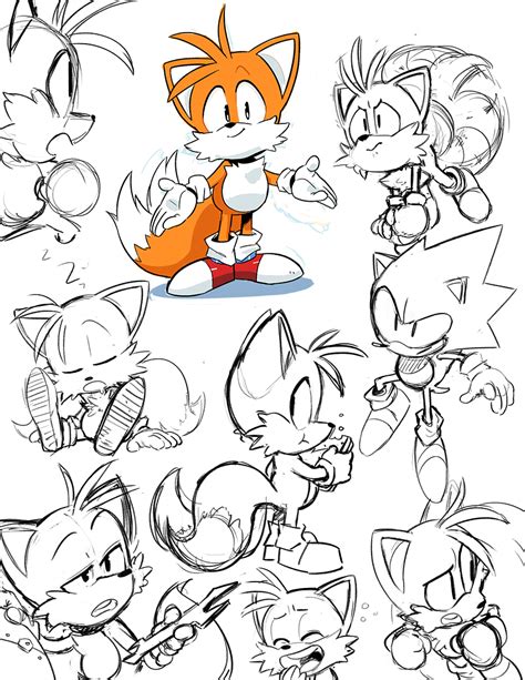 Illustrations And Etc By Tyson Hesse Sonic How To Draw Sonic Sonic Art