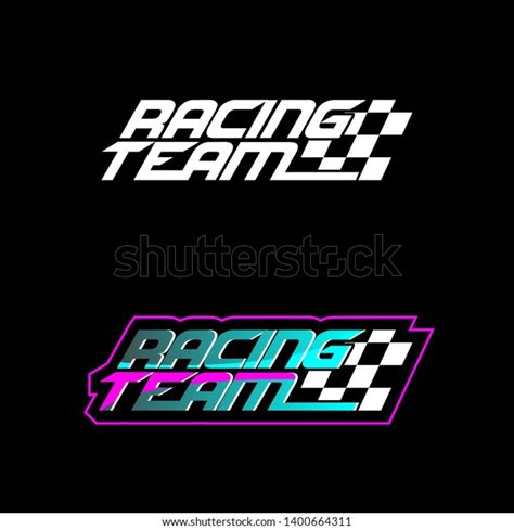 Racing Team Logo Design Template Racing 스톡 벡터로열티 프리 1400664311