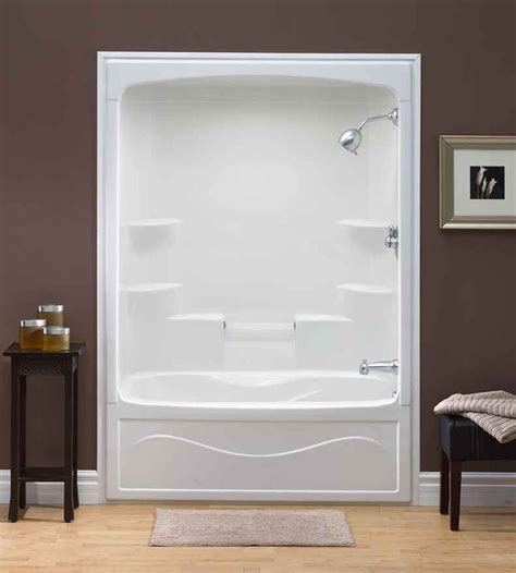Your home improvements refference | one piece bathtub surround unit. Liberty 60 Inch 1-piece Acrylic Tub and Shower- Right Hand ...