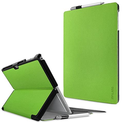 Infiland Microsoft Surface Pro 4 Case Slim Shell Stand Cover Case With
