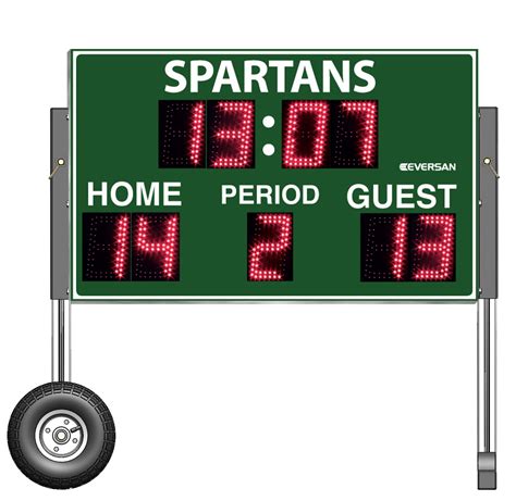 Portable Scoreboards Light Weight Easy To Use Wheel Carts And More