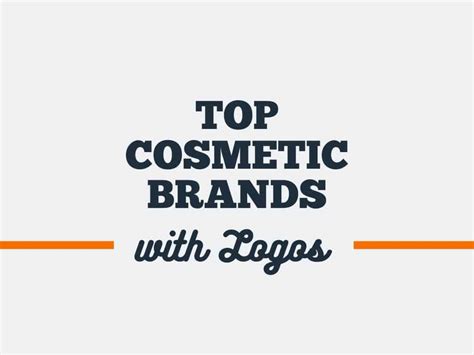 List Of 45 Top Cosmetic Brands Of World With Logos Benextbrand
