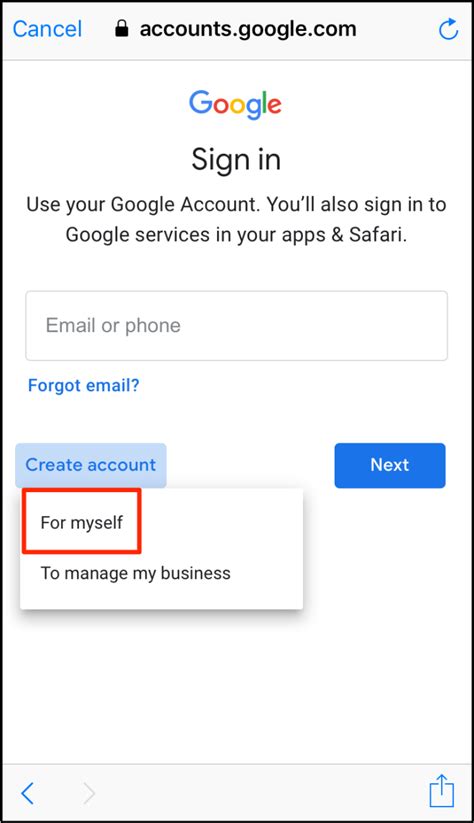 How To Create A Gmail Account On An Iphone